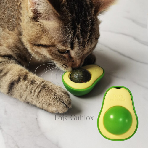 Brinquedo para Gatos Abacate Catnip Gublox